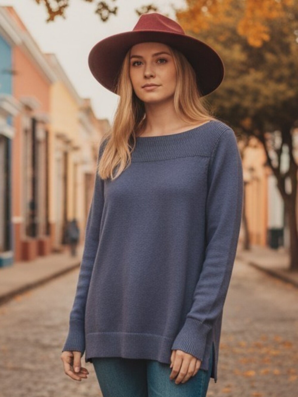 LOFT Med  Women's Blue Sweater